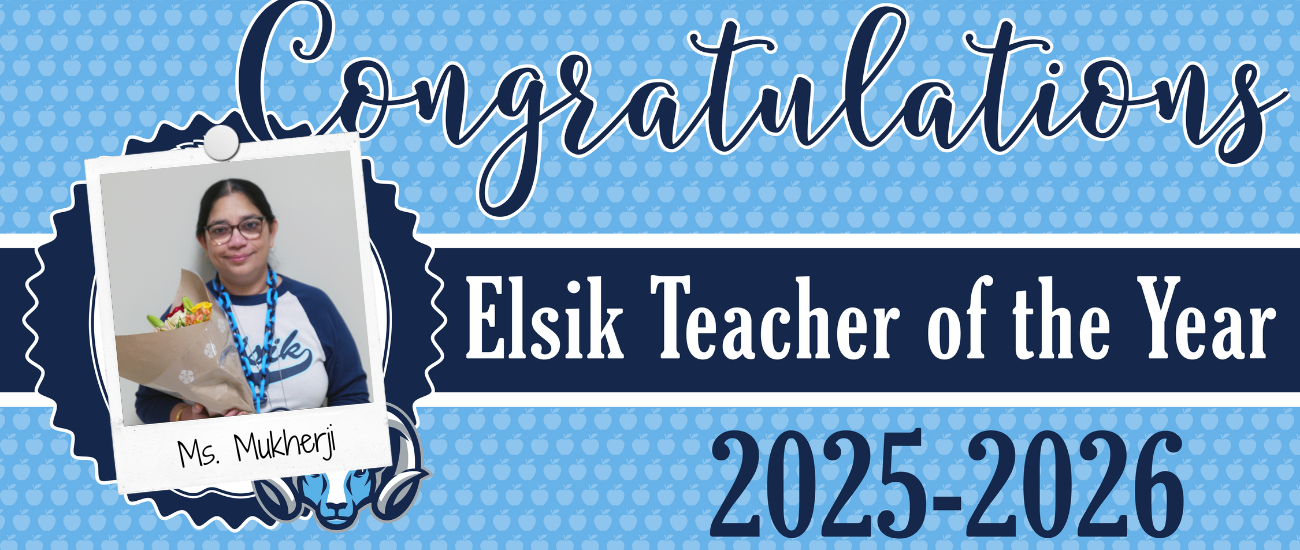 Elsik Teacher of the Year 2025-2026