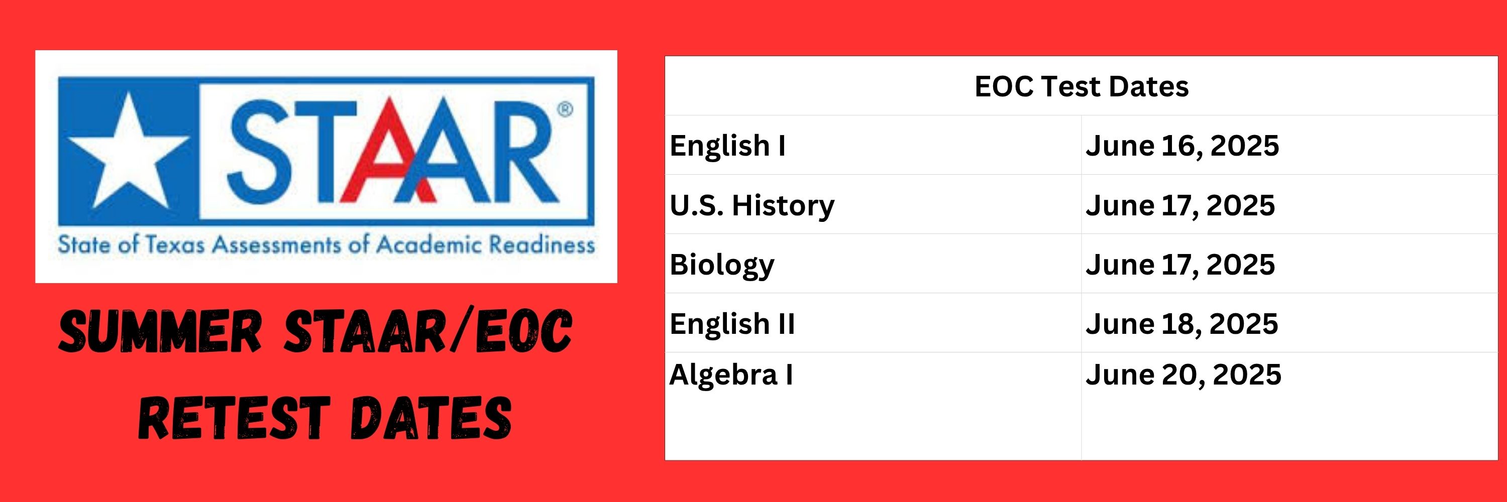 Summer 25 EOC