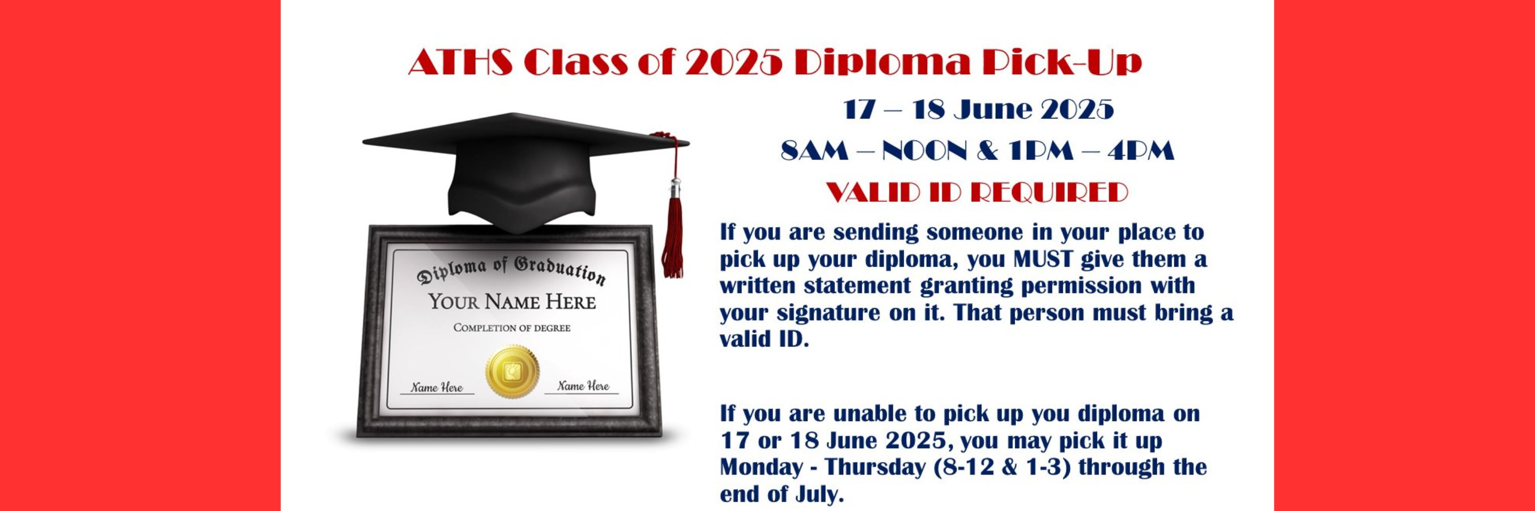 Diploma pickup Sum 25