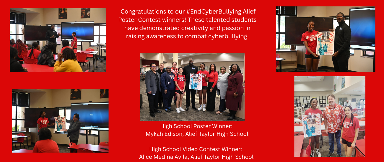 Cyberbullying poster/video winners
