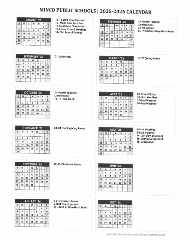 2025-2026 Calendar
