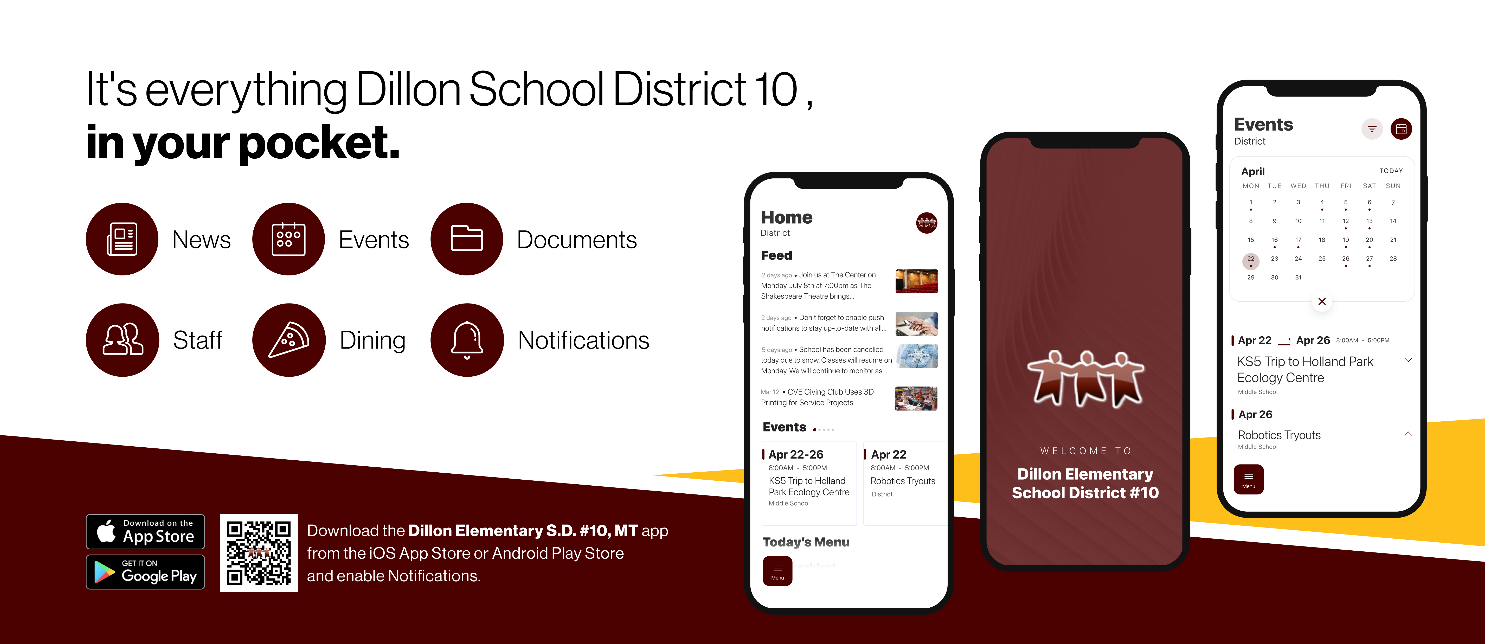 It's everything Dillon School District 10 in your pocket.