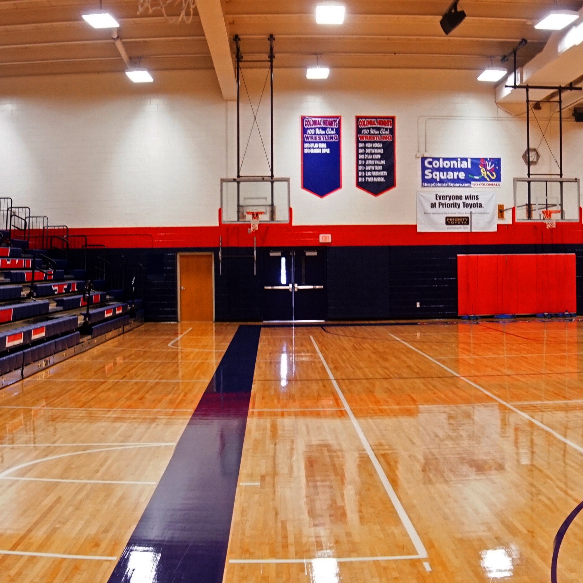 school gym / basketball court 