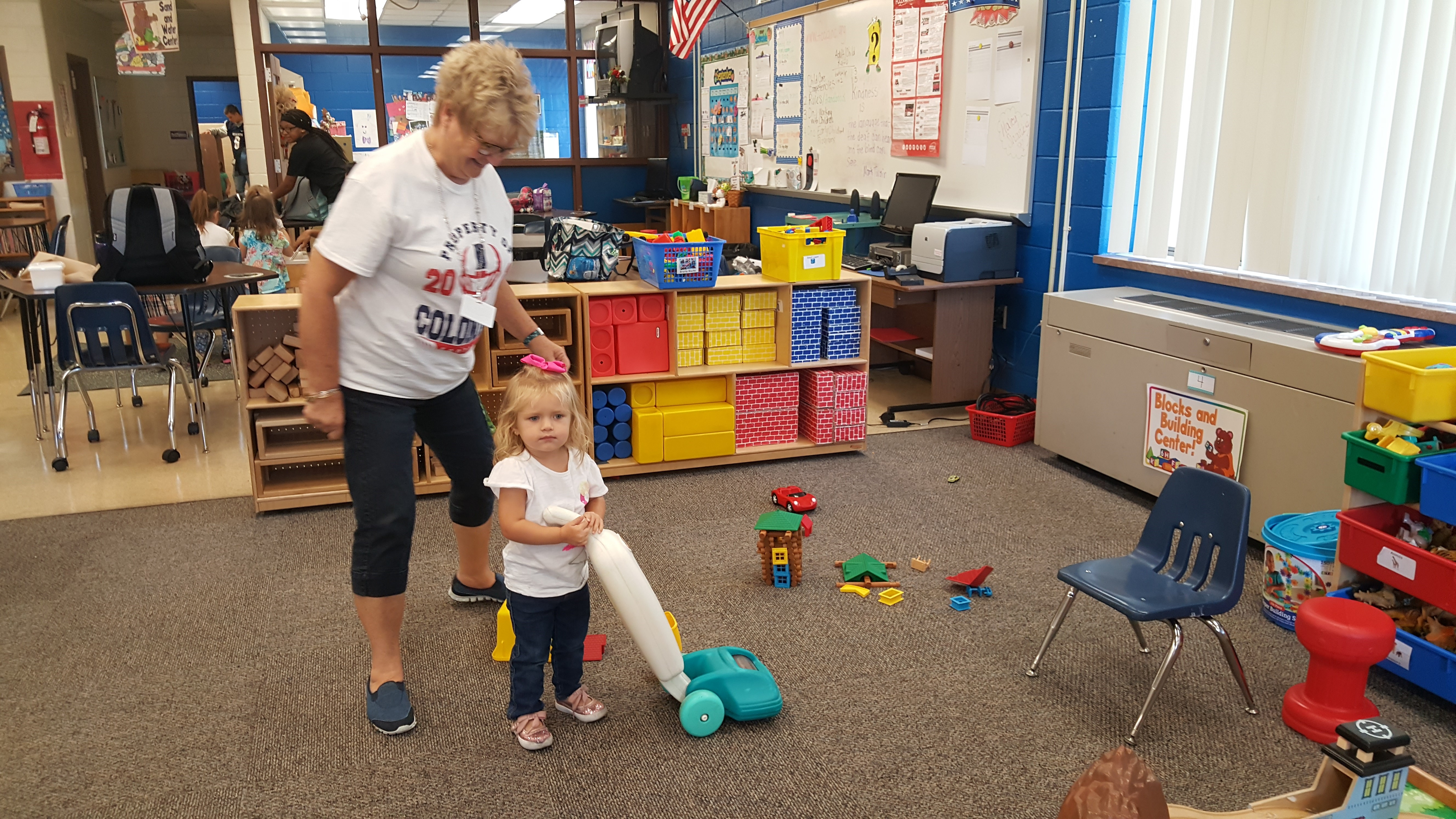 teacher with students in class