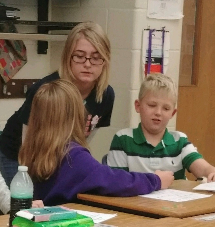 teacher and students in class