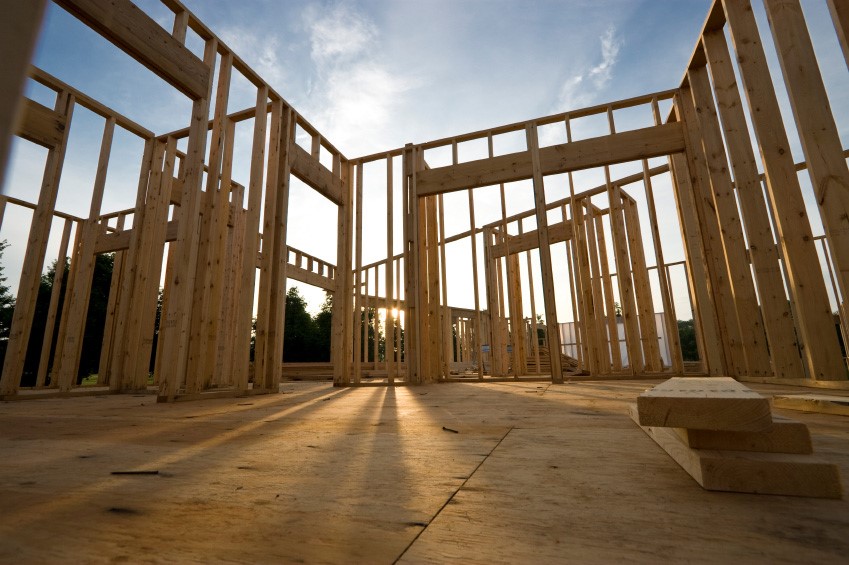 people working on a house