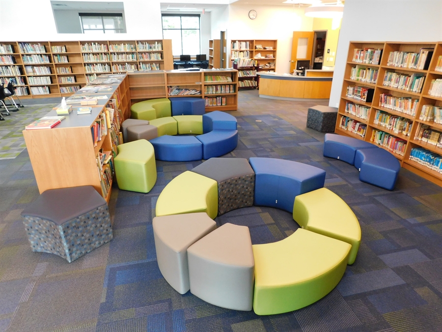 school library from the inside 