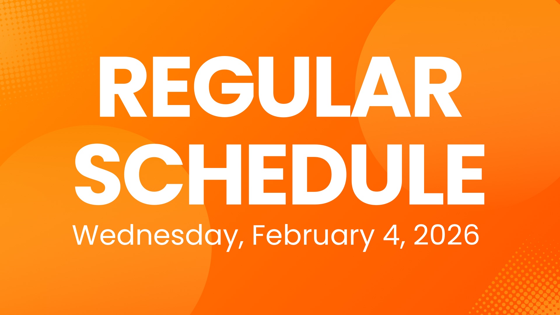 Regular Schedule