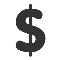 Drawing of a money symbol