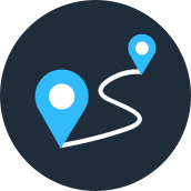 Map navigation icon