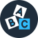 ABC blocks icon