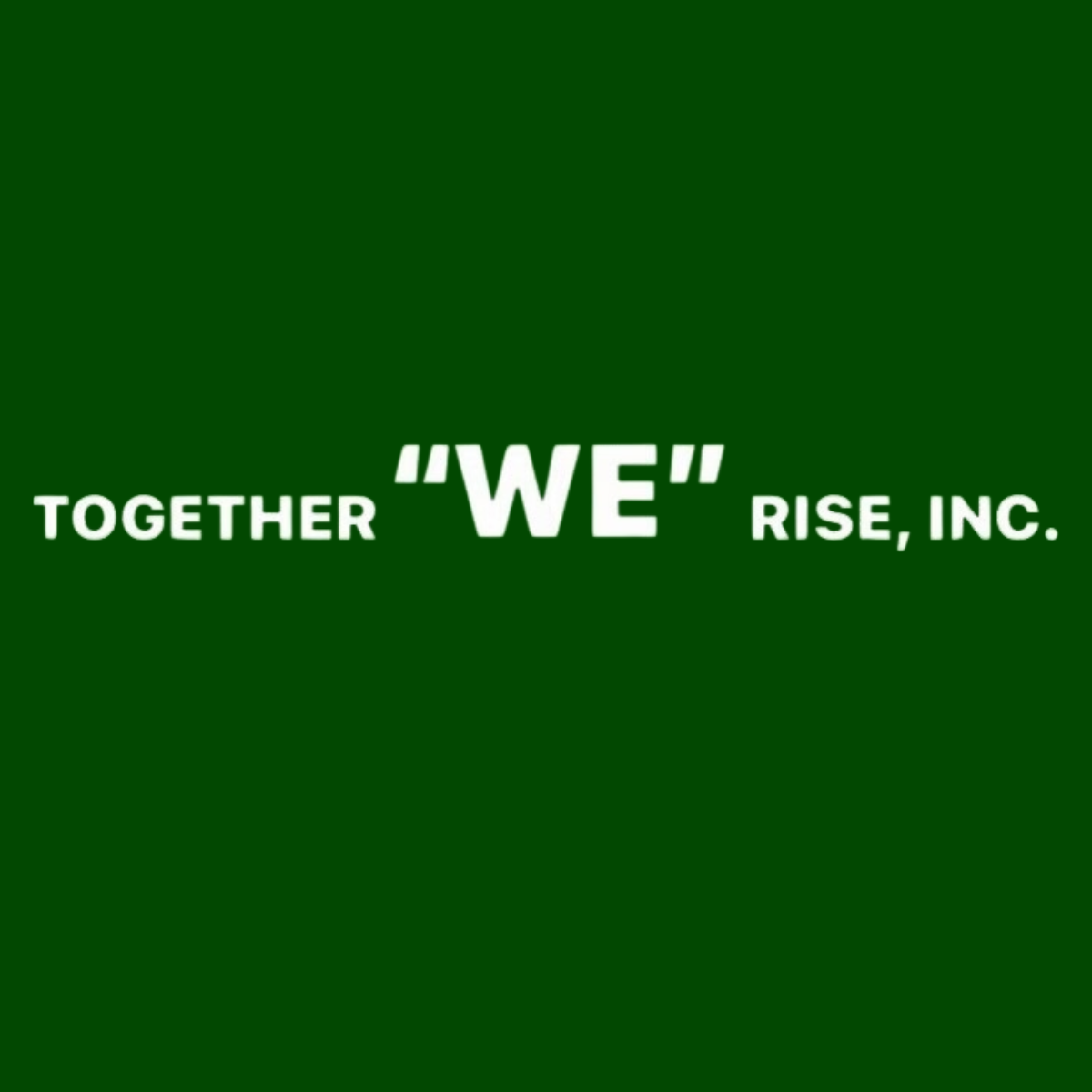 together we rise logo