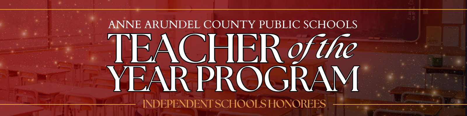 teacher of the year - Independent schools honorees