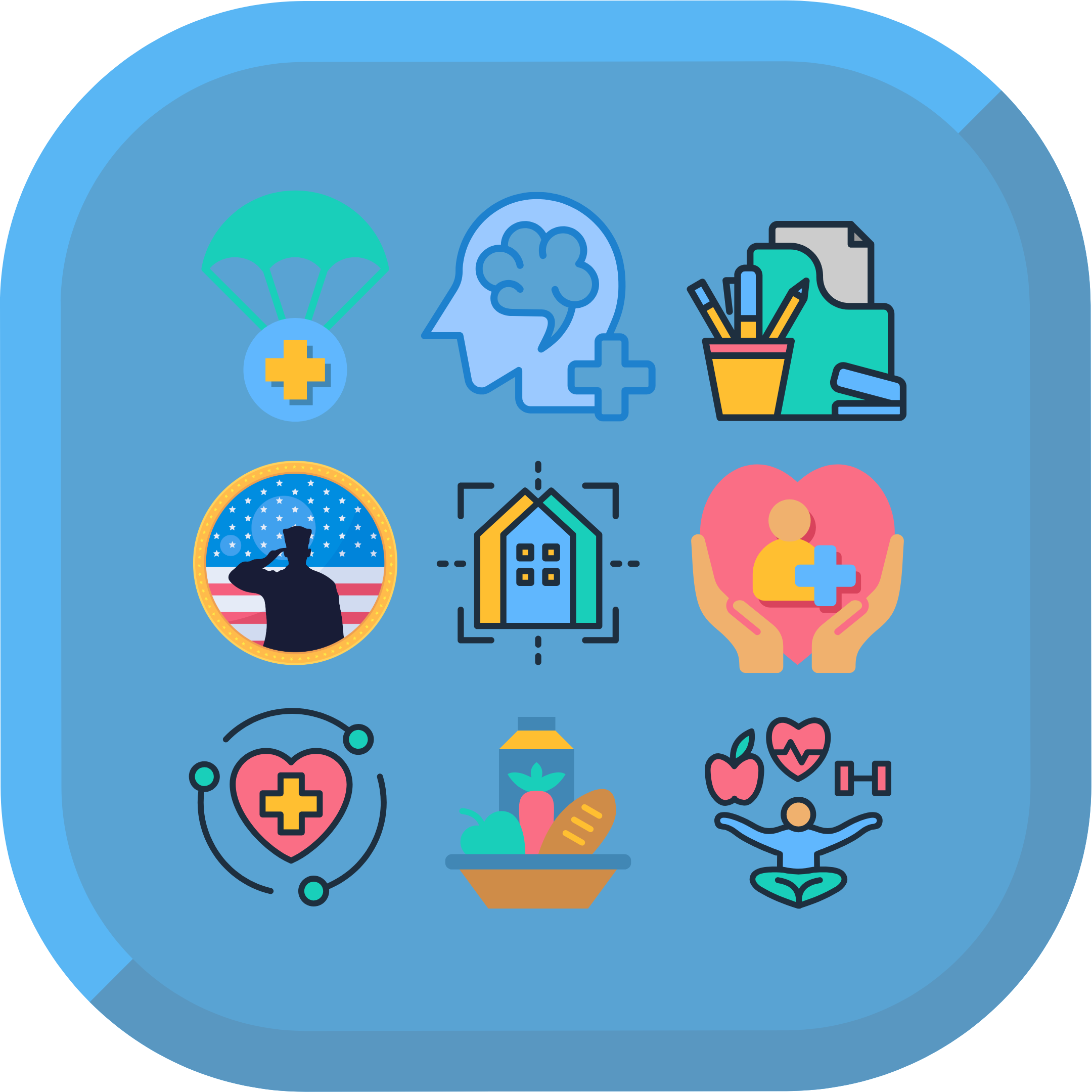 icons from multiple Community resources l