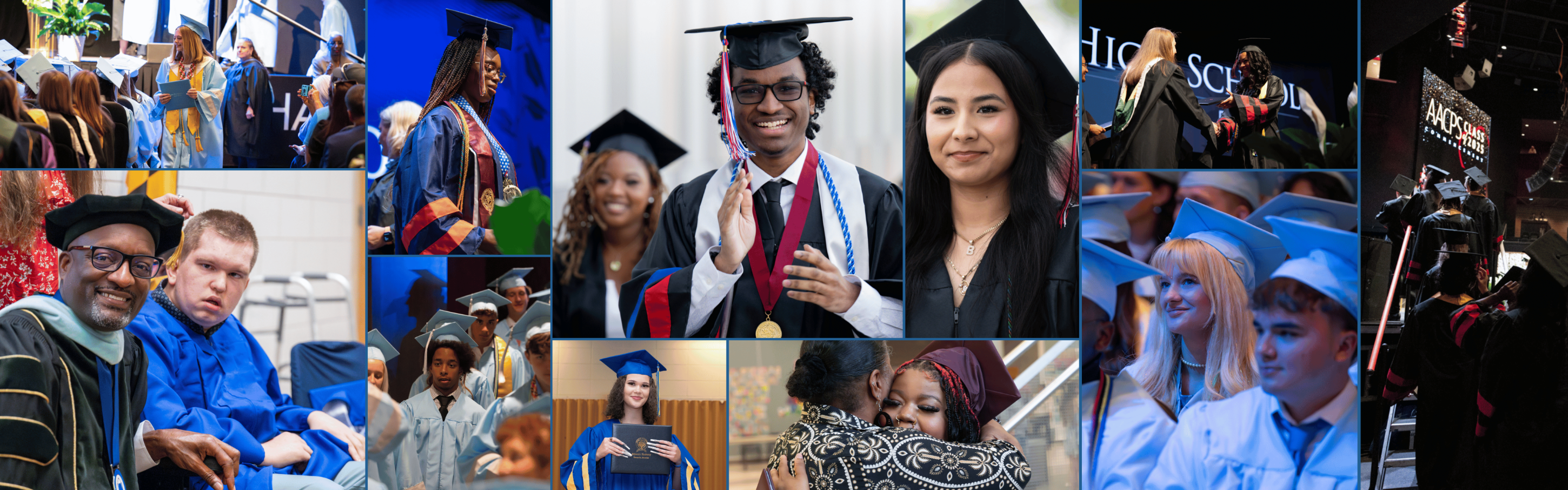 Graduation ceremonies collage