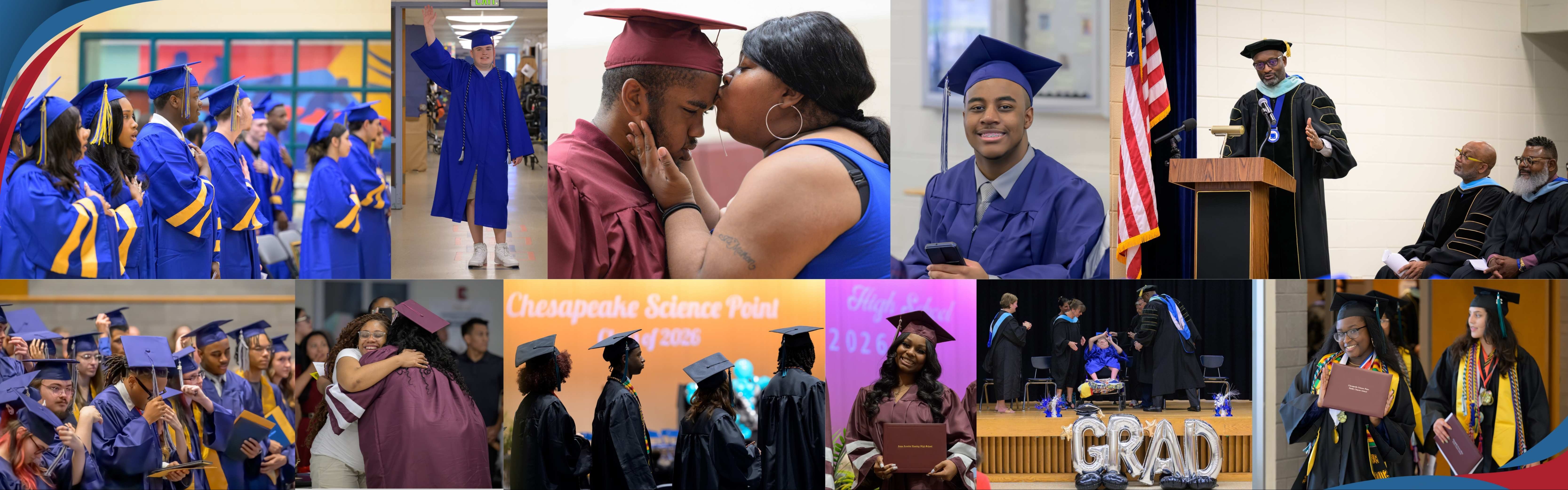 A collection of pictures from our Class of 2026 graduation ceremonies.