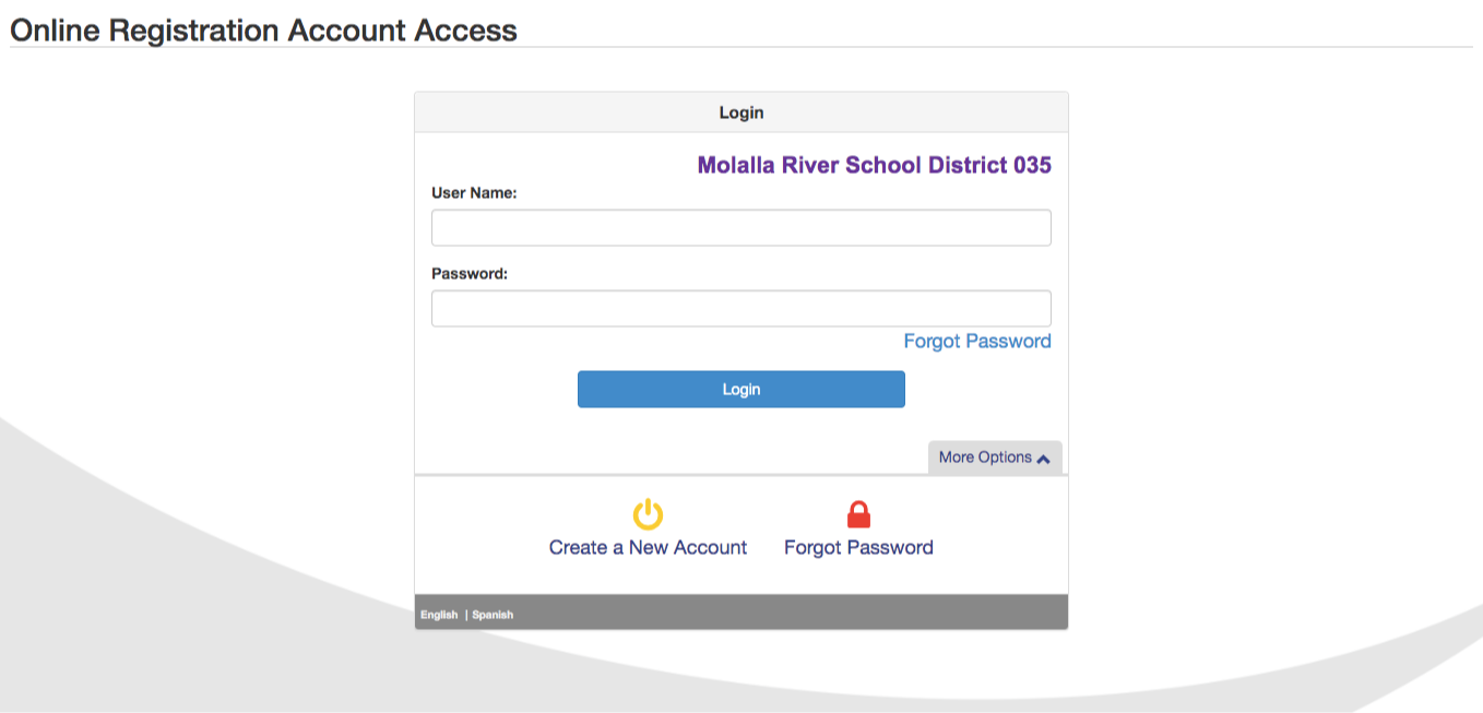 Online Registration Preview