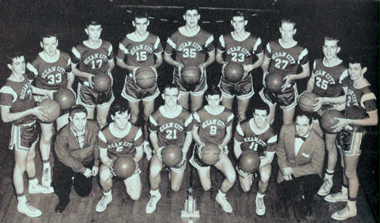 1956-57 Boys Basketball - Inducted in 2021