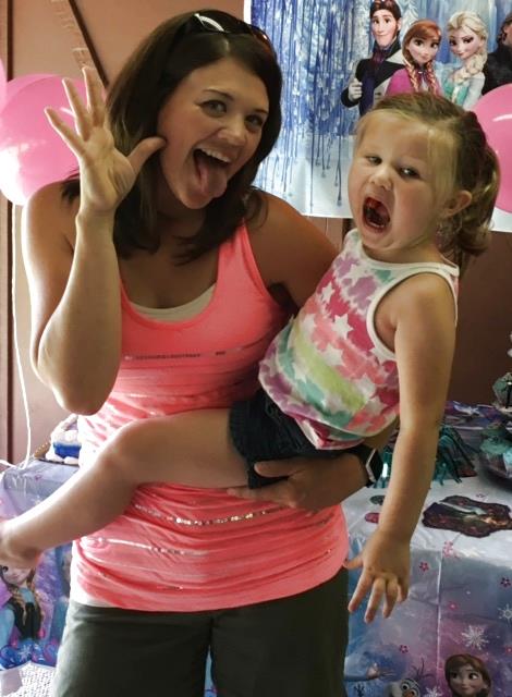 Ms. Drew Lindsay and her daughter