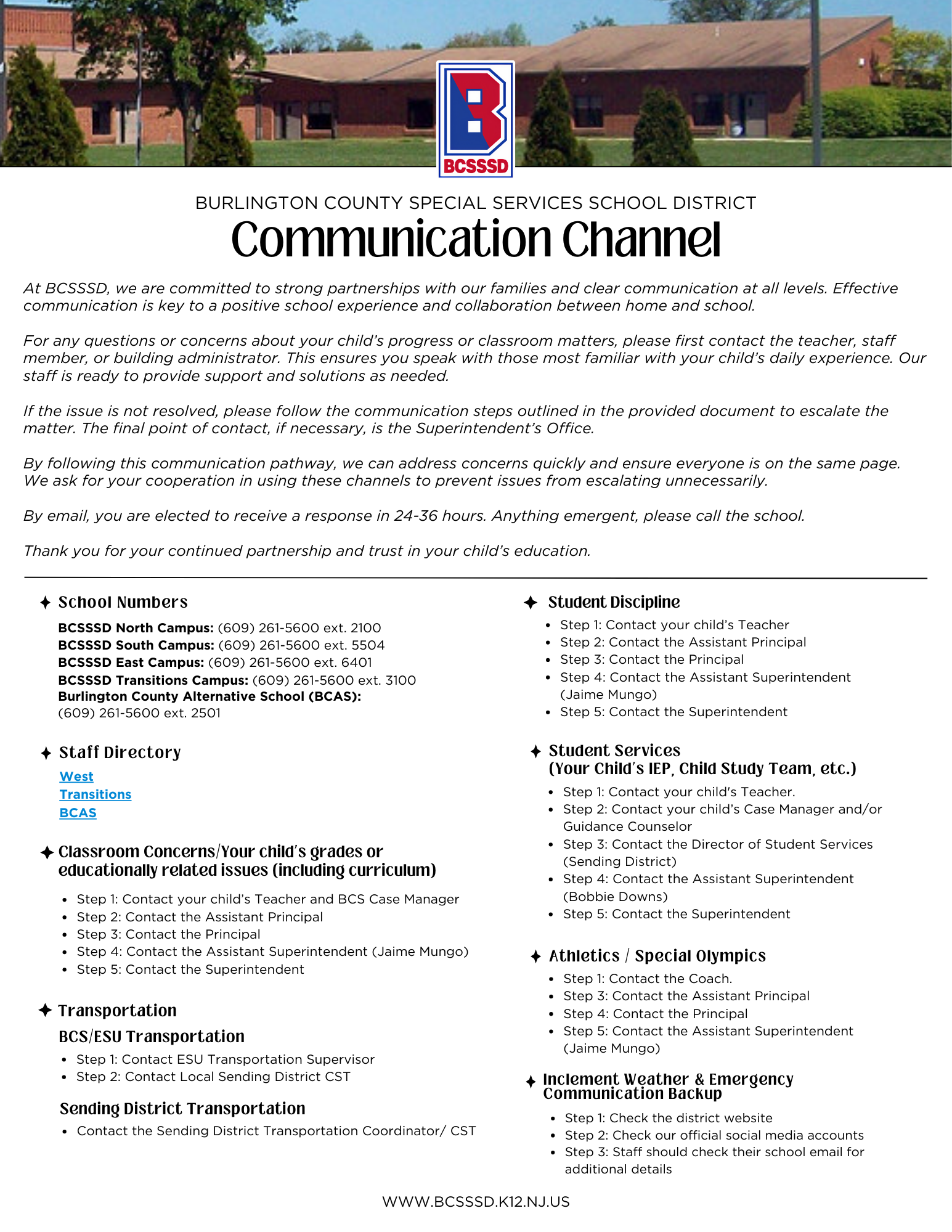 BCSSSD Communication Ch