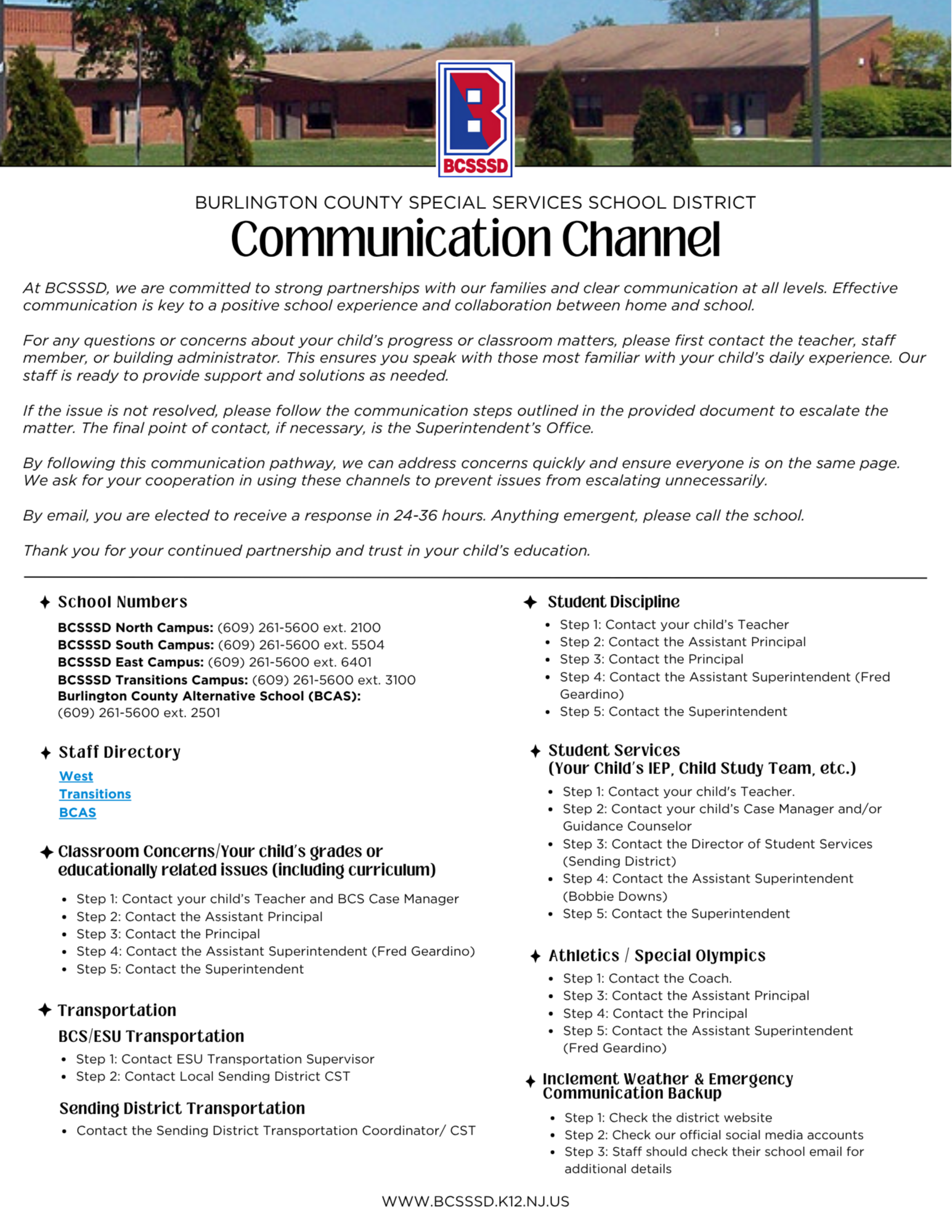 BCSSSD Communication Ch