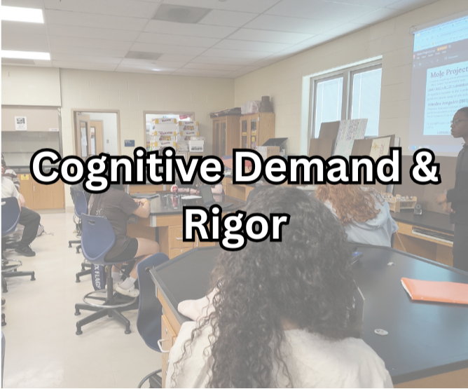 Goal 2: Cognitive Demand & Rigor