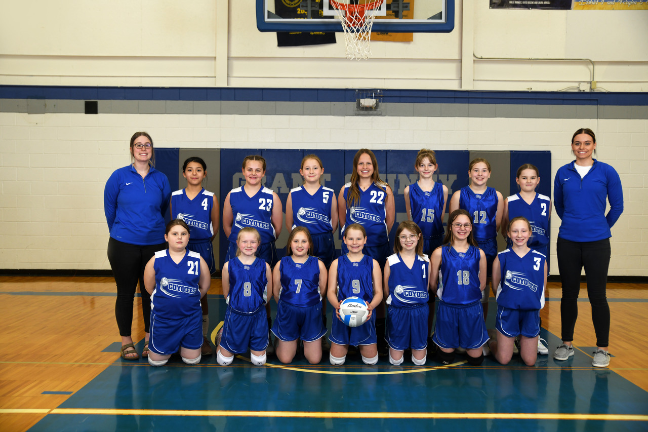 Elementary Volleyball Team Photo