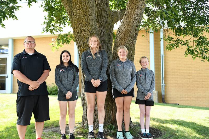 High School Girls Golf Team Photo