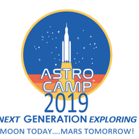 Astro Camp 2019 Rocket Blue