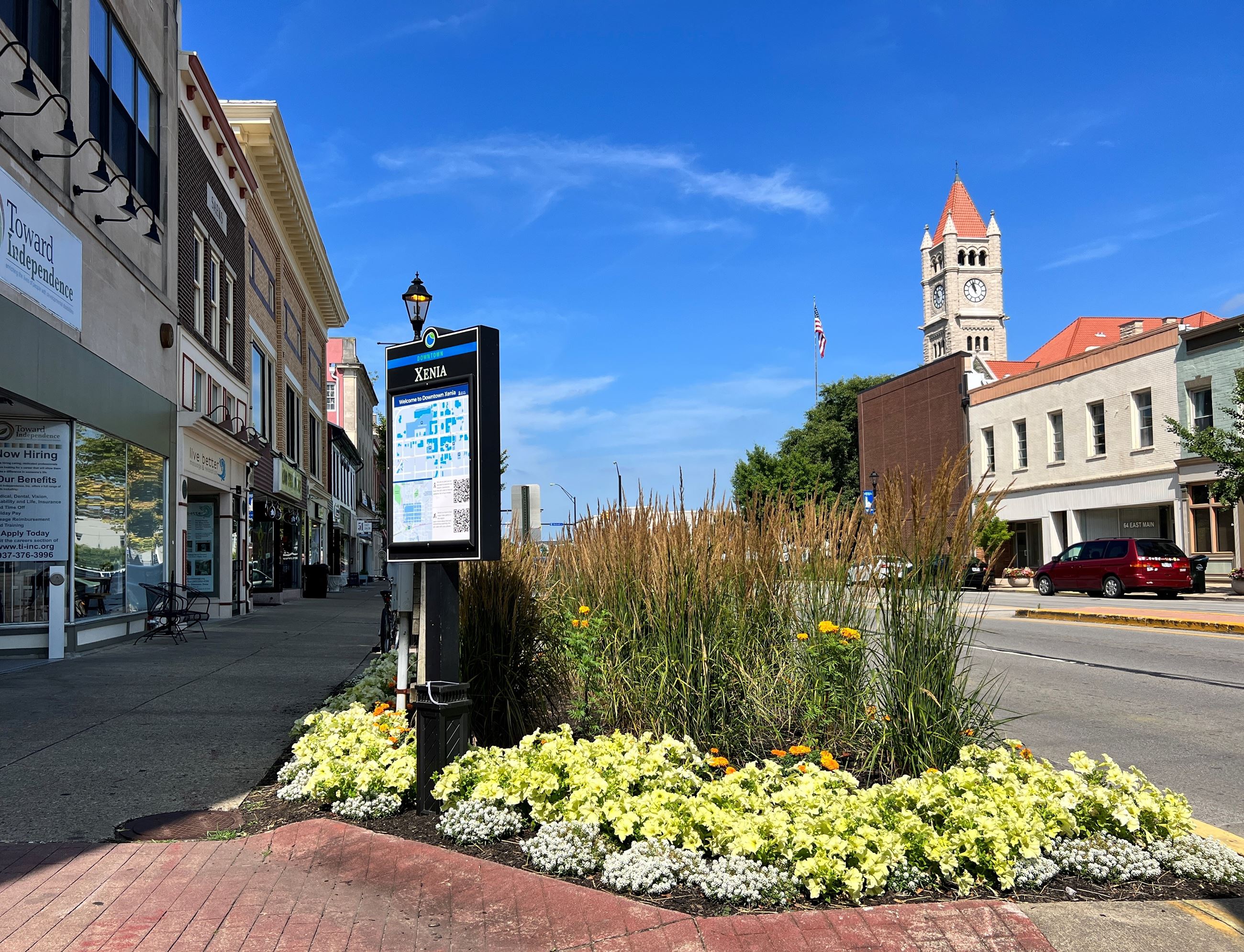 Street view of city of Xenia