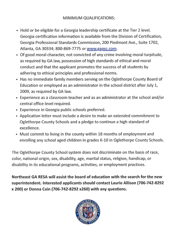 Superintendent Search document