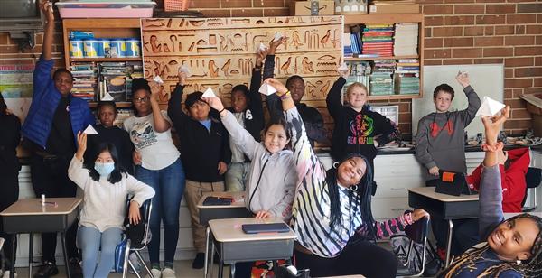 Students in classroom