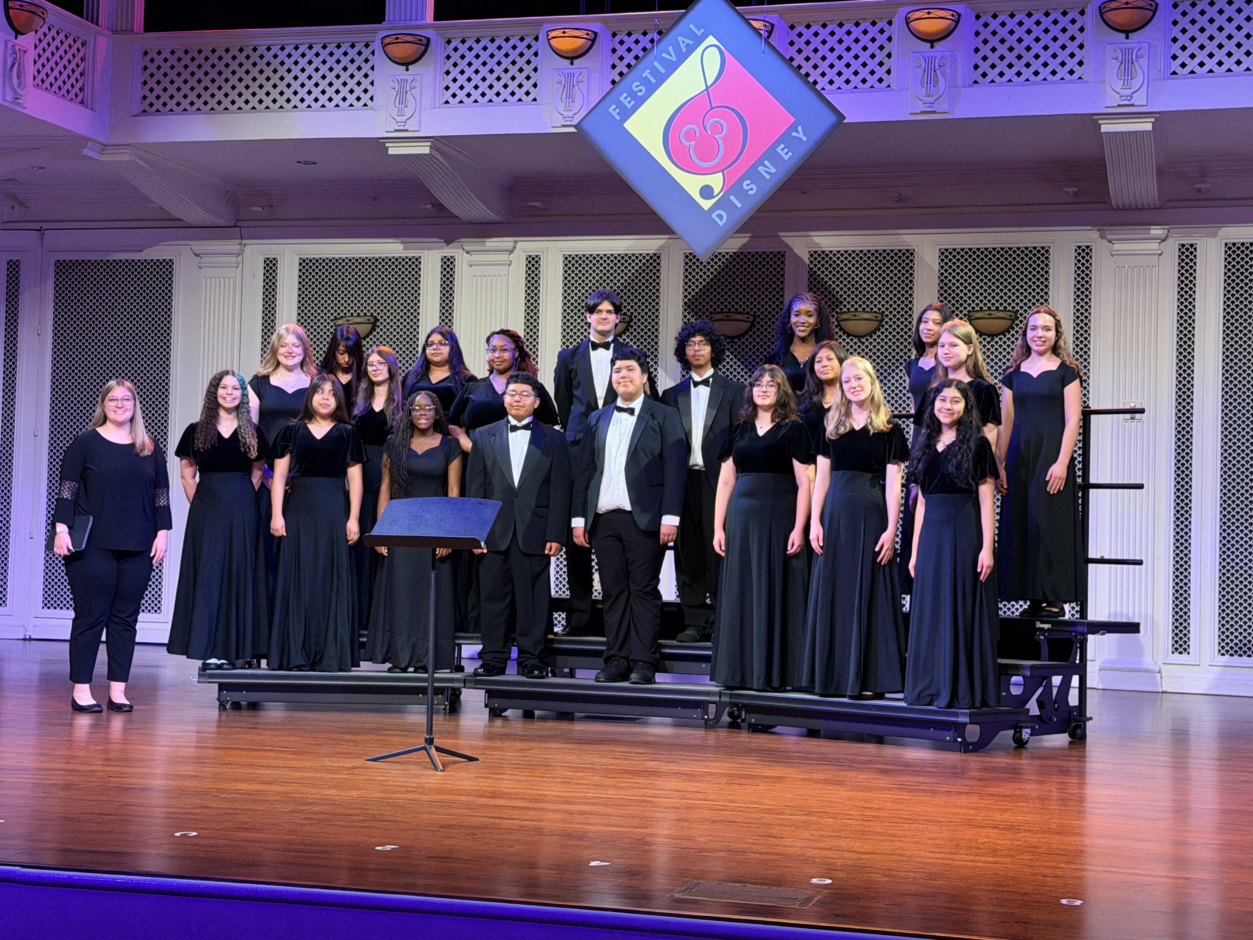 Chorus Performing at Disney World