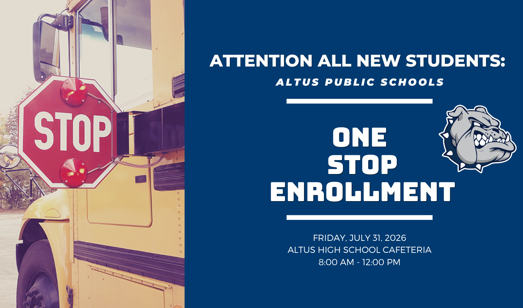 One Stop Enrollment 2026