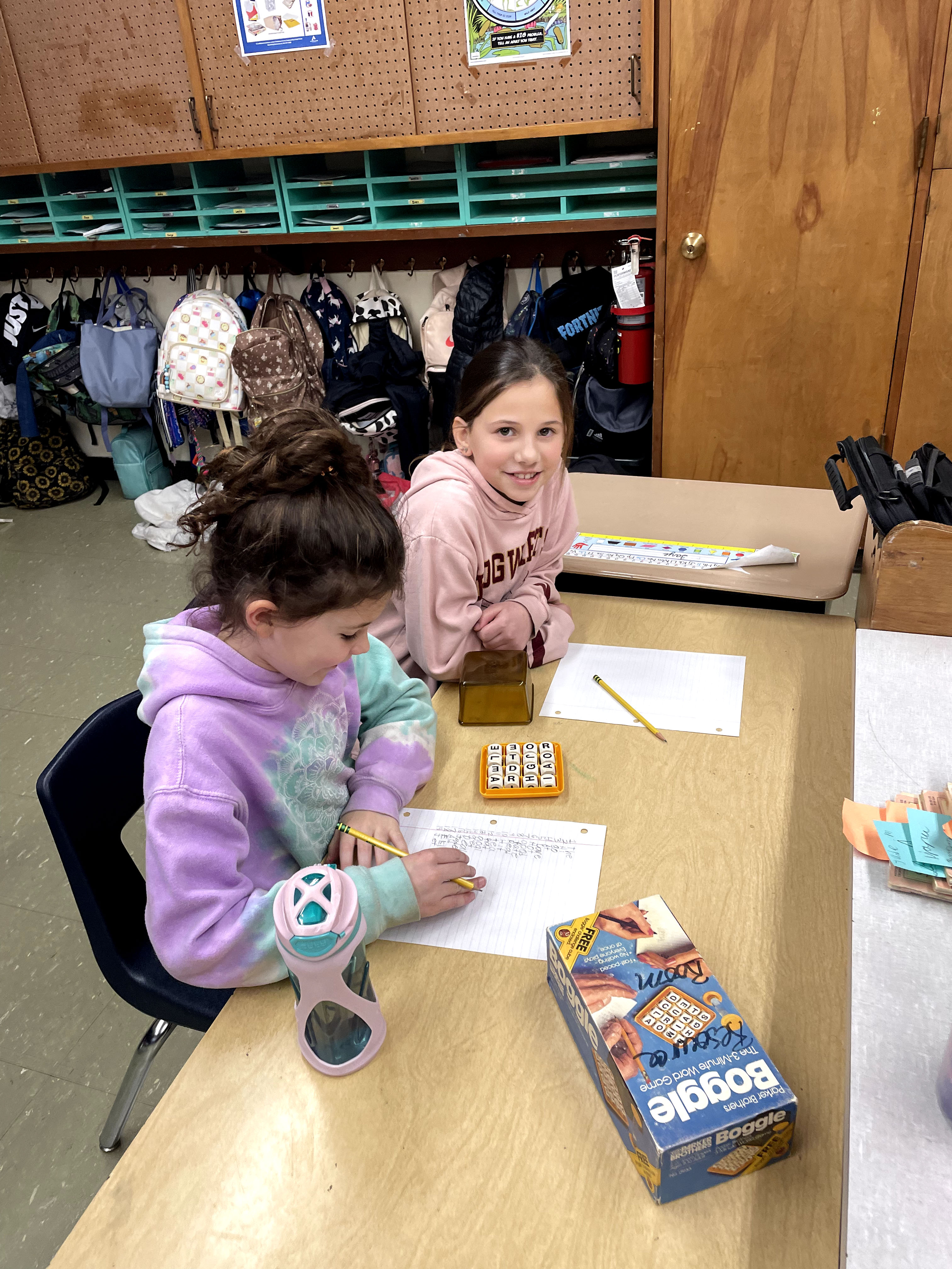 Students Playing Boggle