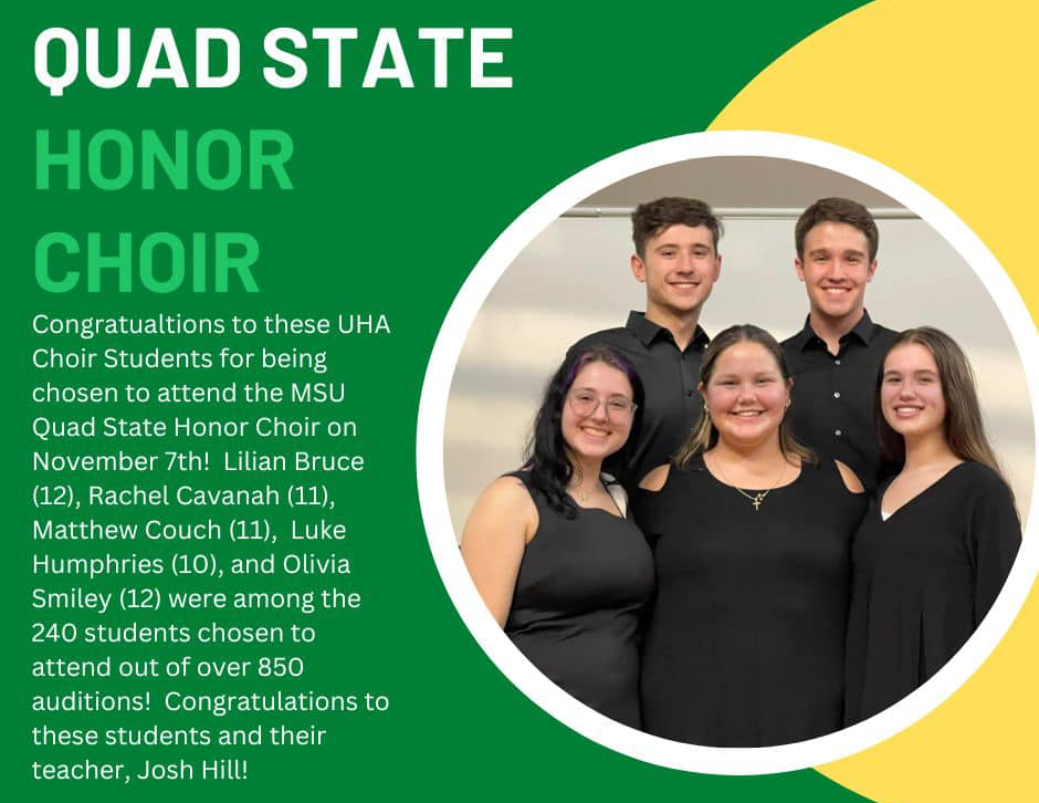 Quad State Honor Choir students