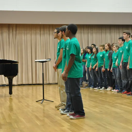 Upper School Choir at Austin Peay State University Choirfest. Working with  Dr. Korre Foster, Associate Professor of Music