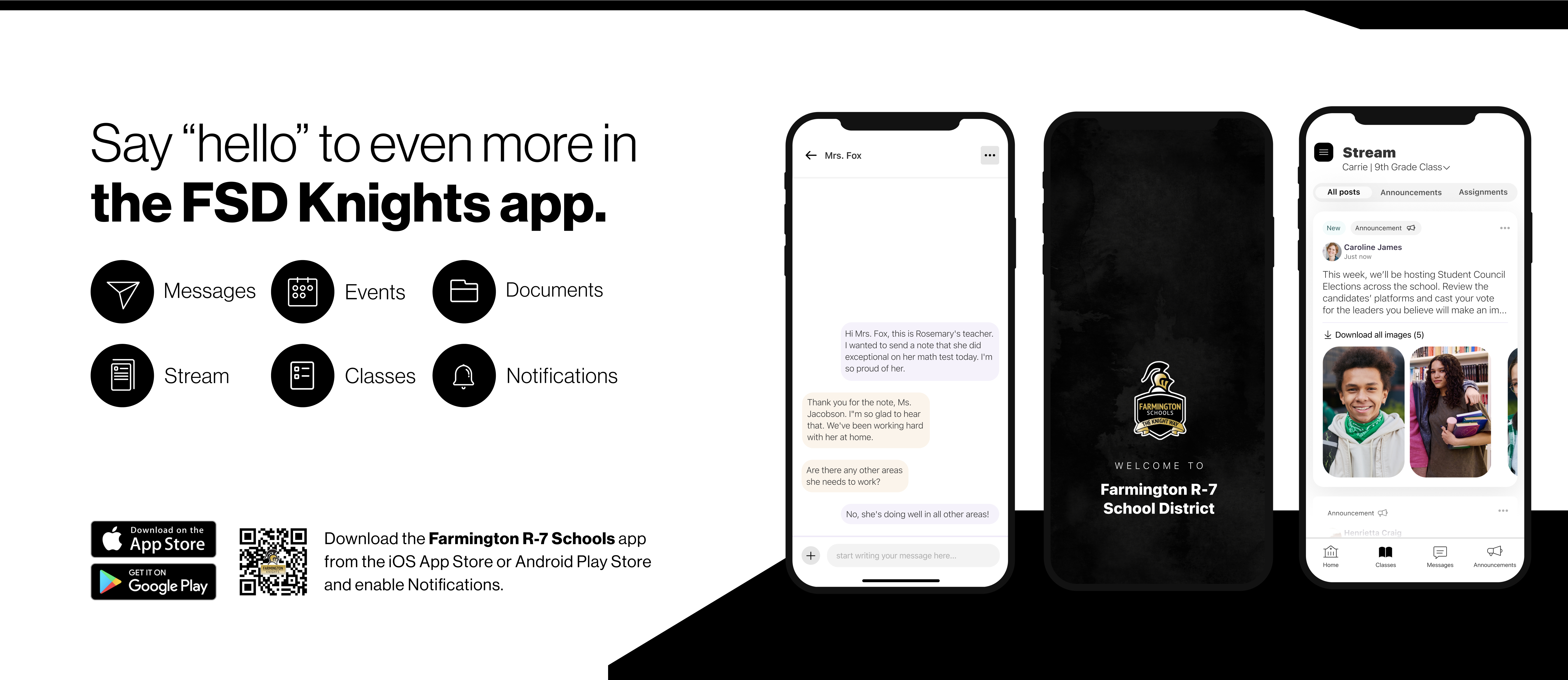say hello to even more in the fsd knights app