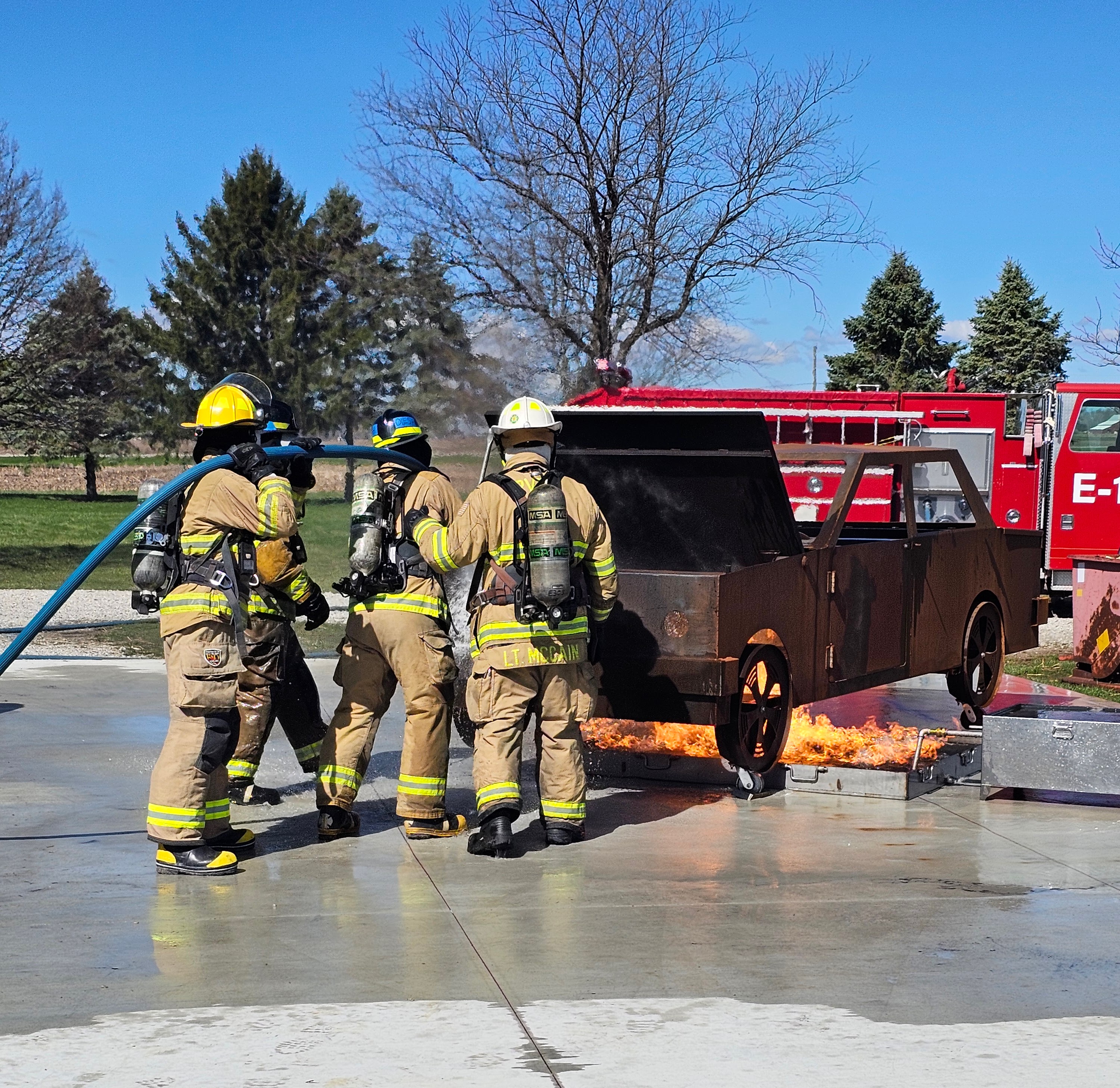 Live Vehicle Fire Training