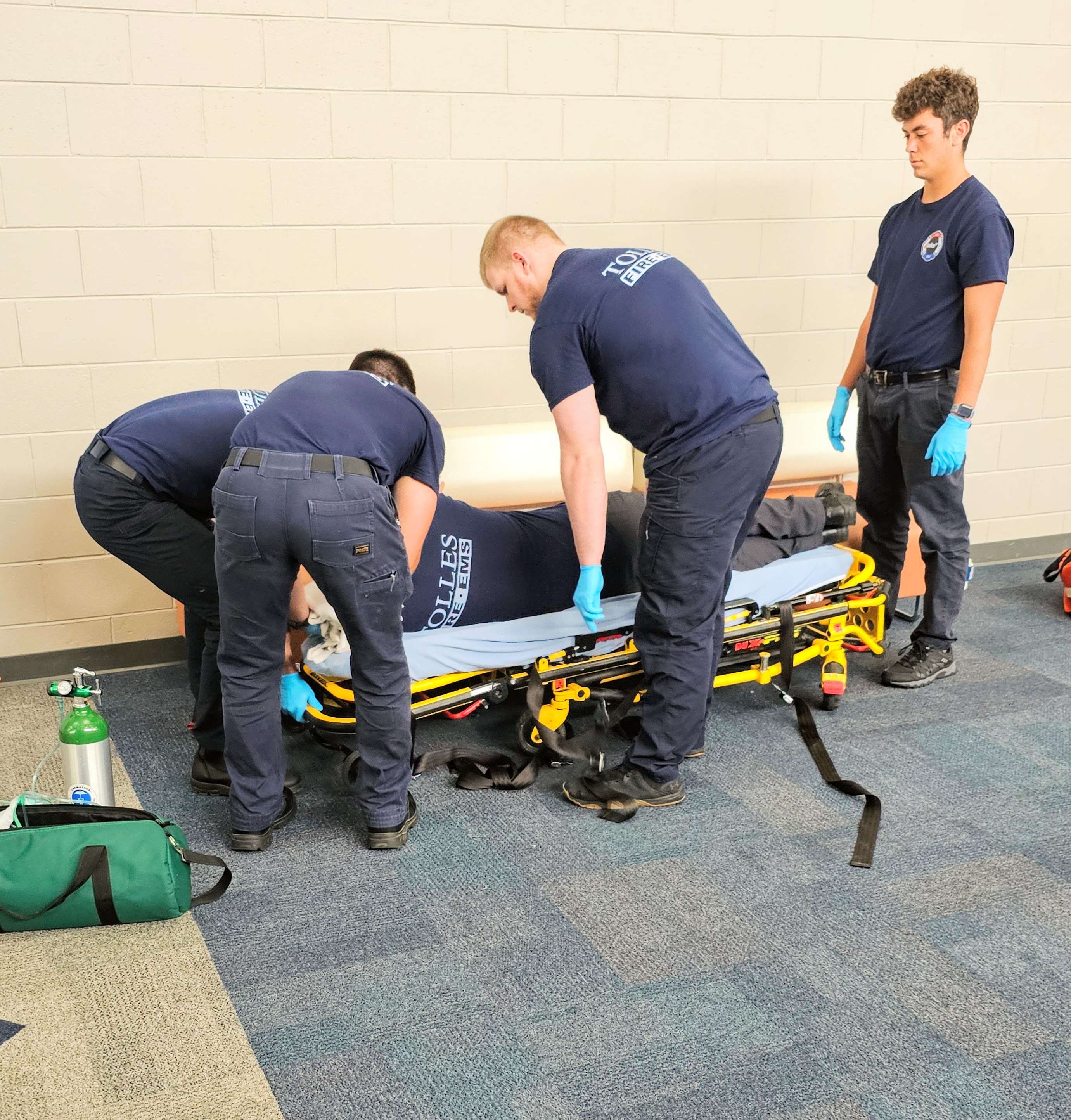 EMT Students in action