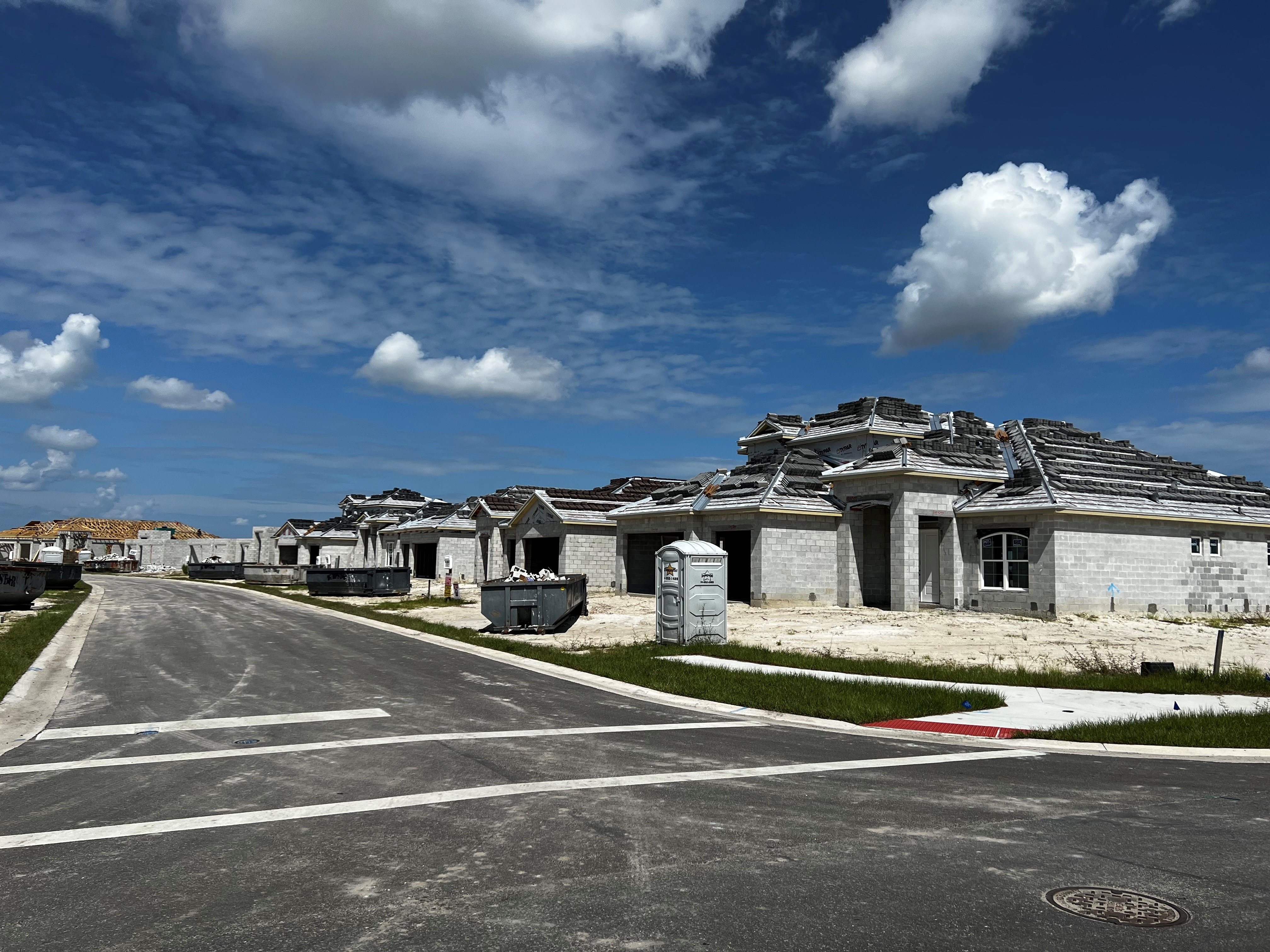 Residential Development Construction in Viera, Laurasia Neighborhood