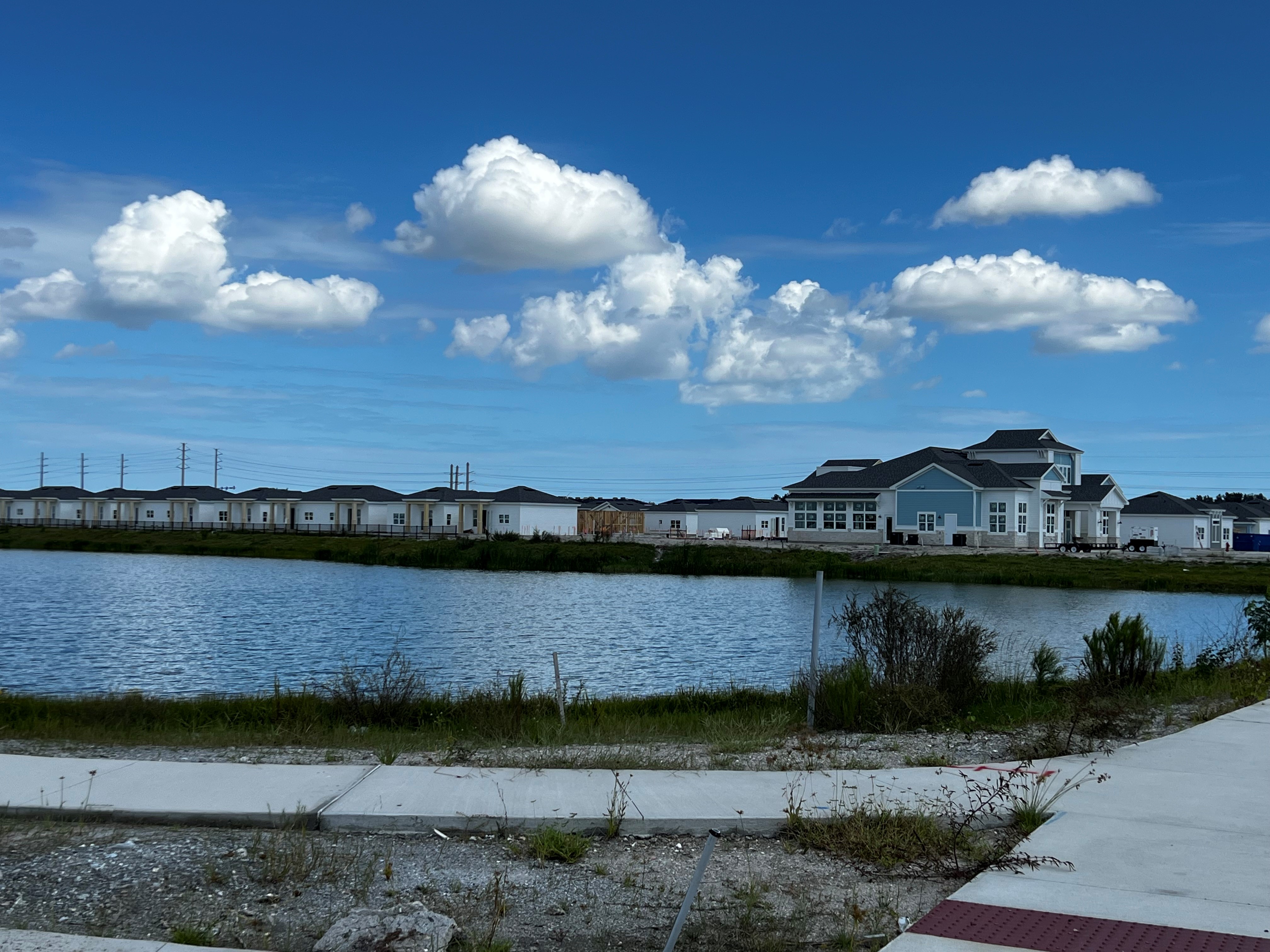 Residential Development Construction in West Melbourne, Heritage Lakes Neighborhood