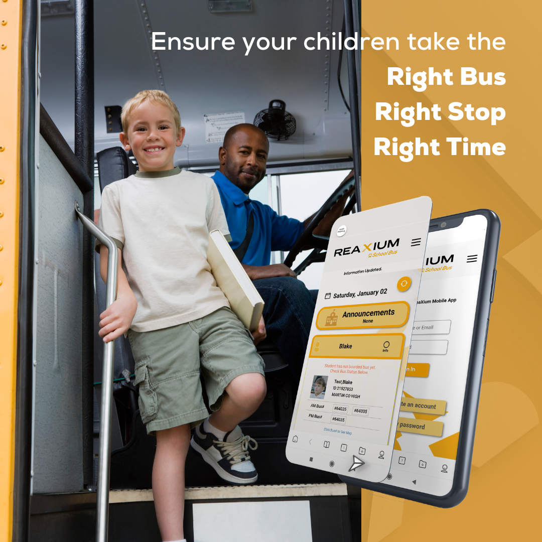 Ensure your children take the Right Bus, Right Stop, Right Time