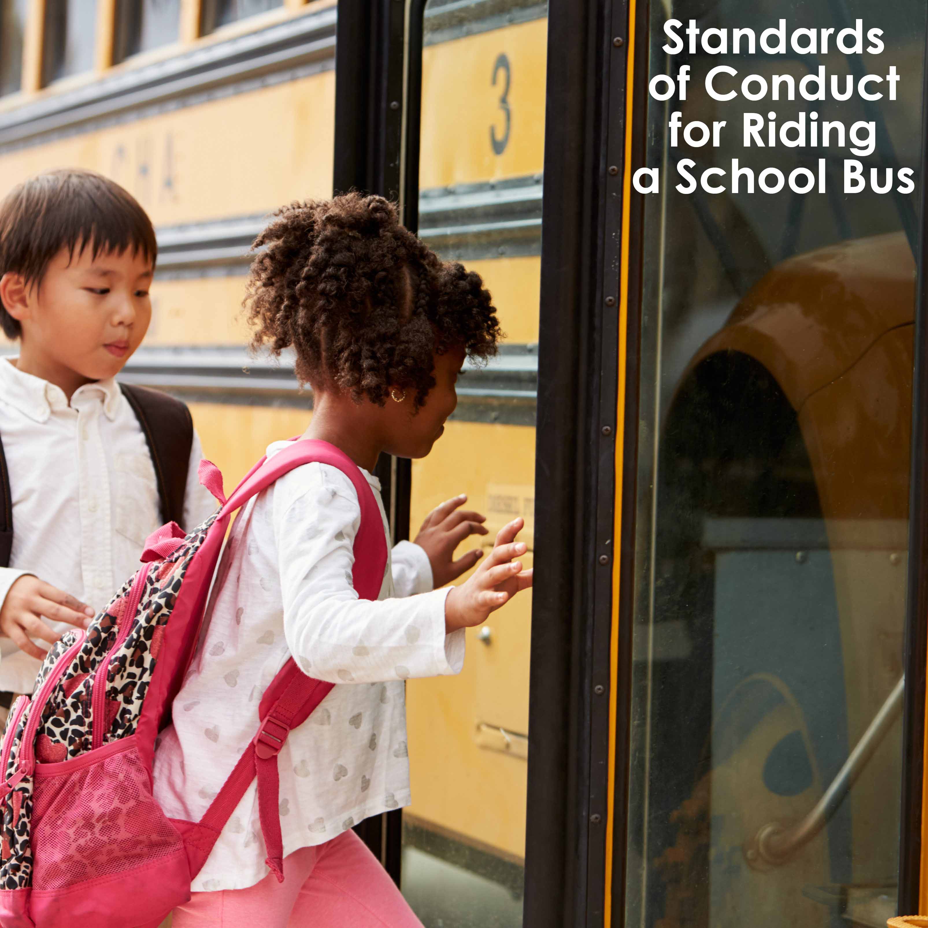 Standards of conduct for riding a school bus