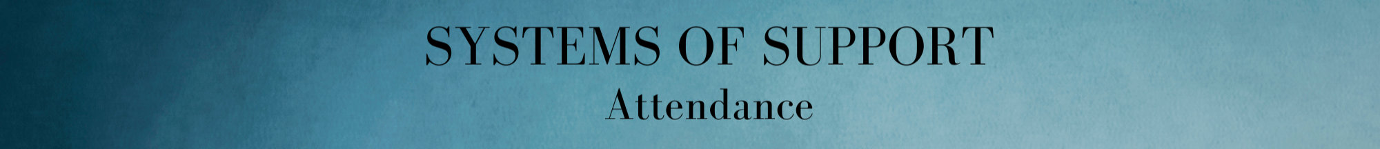 attendance banner