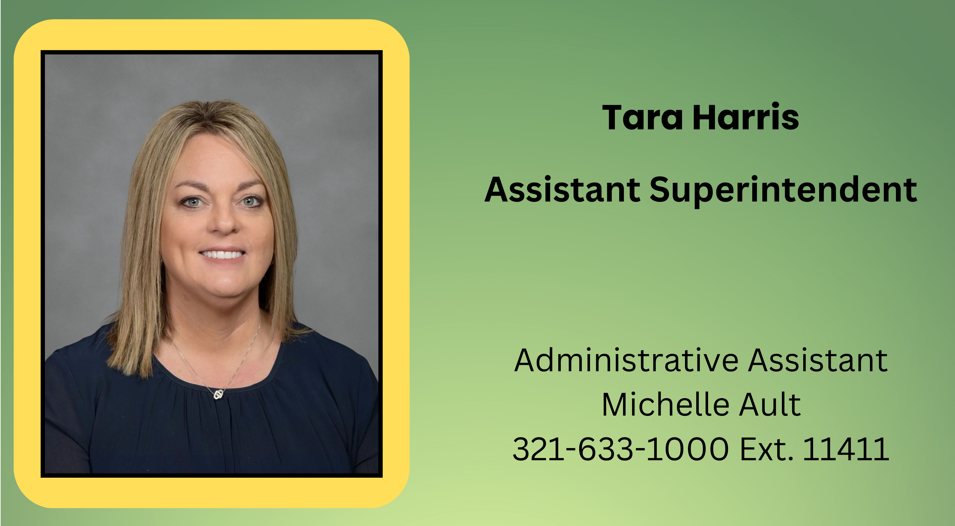 Tara Harris Assistant Superintendent