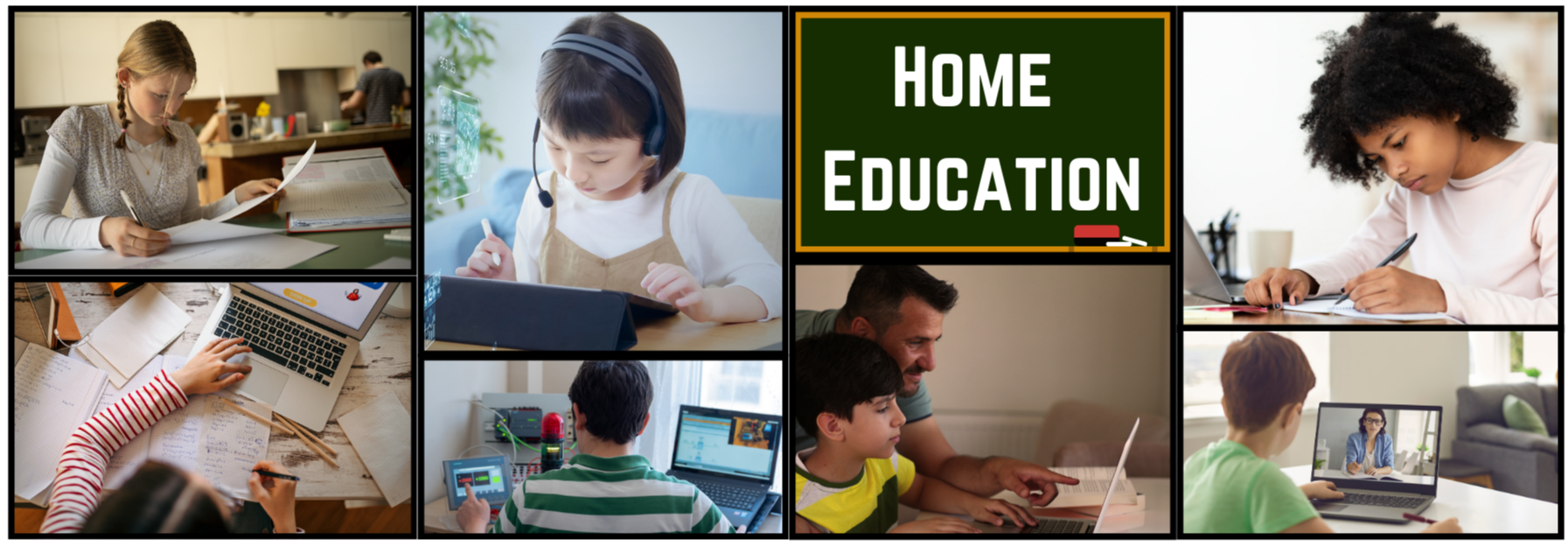 Home education; various students