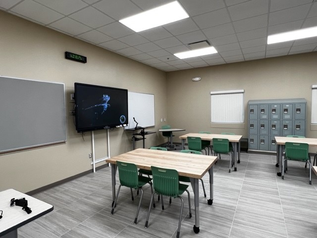 New classroom on the campus of Viera High School, 2023