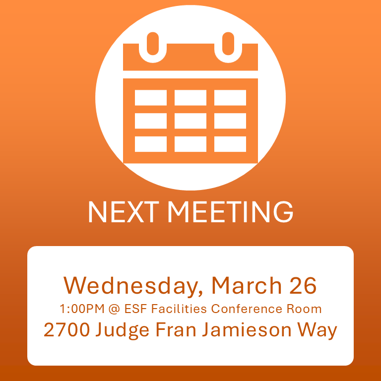 Next Meeting Wednesday, March 26, 2025 at 1:00PM