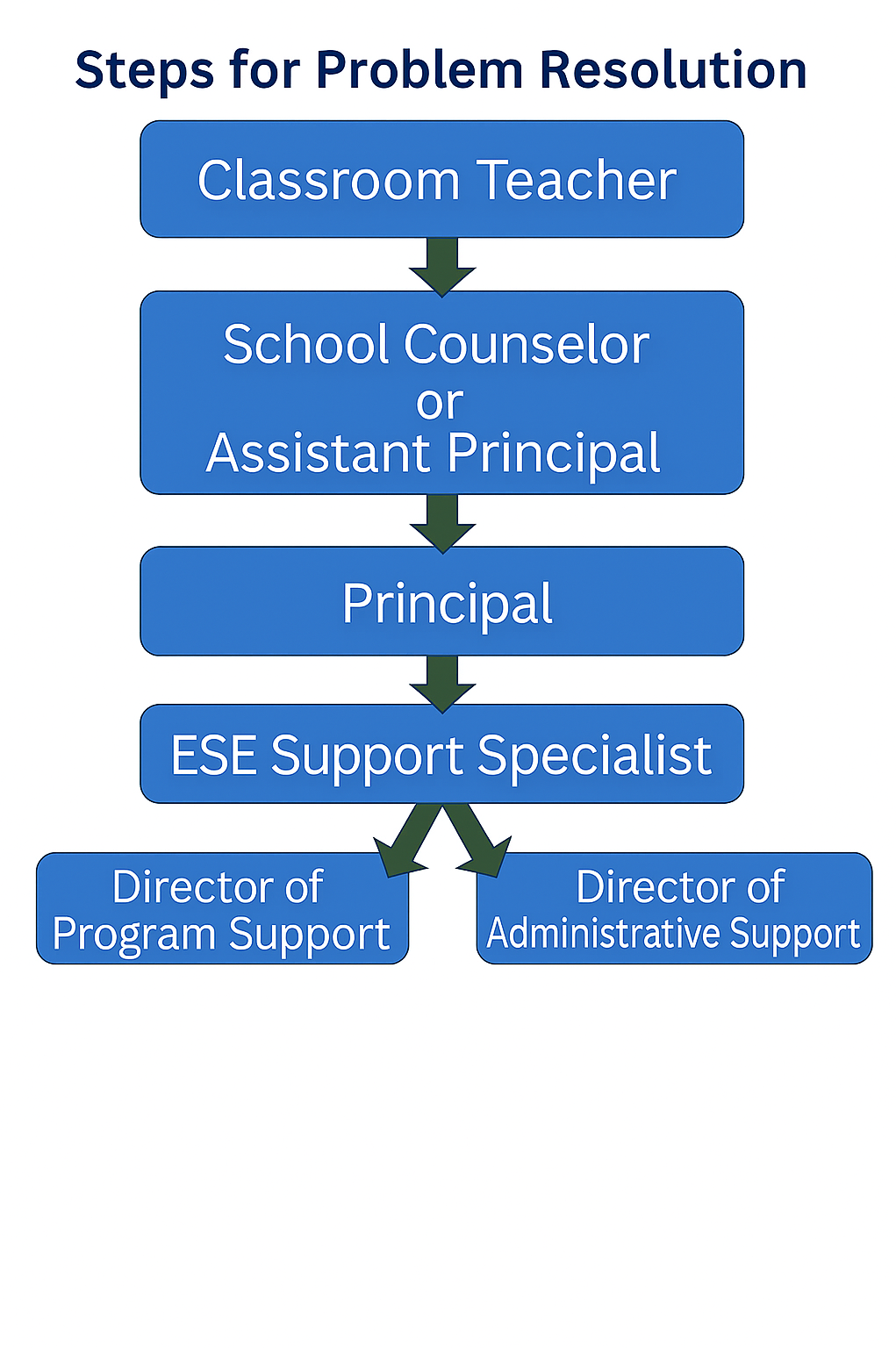 Dispute Resolution Flow Chart